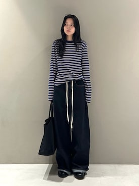 「EDITION（エディション）のアイテム（パンツ）」を使った、TOMORROWLANDwatanabeさん（レディース・159cm）の夏コーディネート