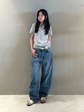 「EDITION（エディション）のアイテム（パンツ）」を使った、TOMORROWLANDwatanabeさん（レディース・159cm）の夏コーディネート