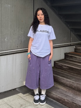 「XLARGE（エクストララージ）のアイテム」を使った、あんりさん（レディース・160cm）の夏コーディネート