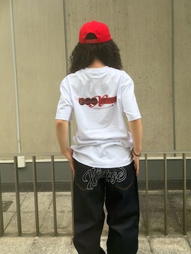 「XLARGE（エクストララージ）のアイテム」を使った、あんりさん（レディース・160cm）の夏コーディネート