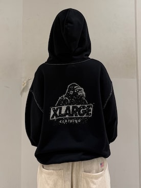 「XLARGE（エクストララージ）のアイテム」を使った、あんりさん（レディース・160cm）の秋コーディネート