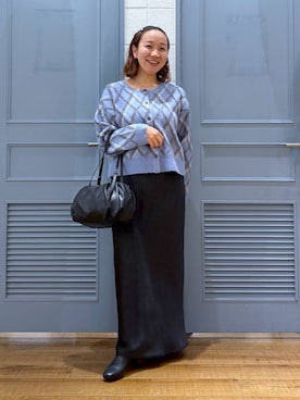 「LOWRYS FARM（ローリーズファーム）のアイテム（ブーツ）」を使った、ももさん（レディース・157cm）の秋コーディネート