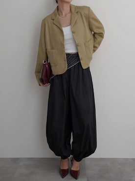 【公式】Rashikさん(レディース・158cm)の秋コーディネート