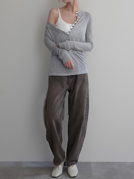【公式】Rashikさん(レディース・157cm)の秋コーディネート