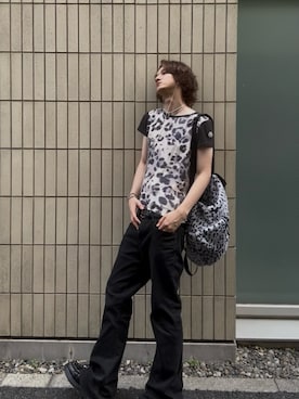 「MONCLER（モンクレール）のアイテム」を使った、あれんさん（メンズ・181cm）の夏コーディネート
