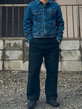 「GAP（ギャップ）のアイテム」を使った、単イチ電池さん（メンズ・172cm）の秋コーディネート