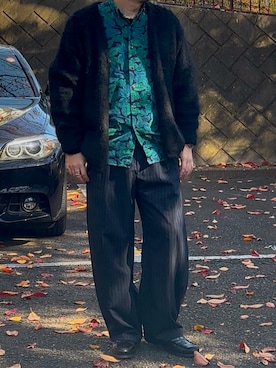 「アイテム（ローファー）」を使った、単1×服ぐらい選ばせてさん（メンズ・172cm・30代）の秋コーディネート