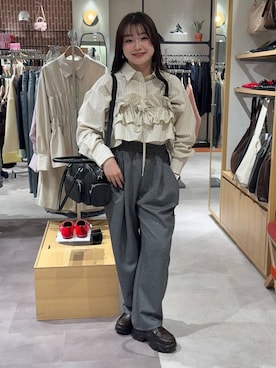 るーちゃんさん（レディース・153cm）の冬コーディネート