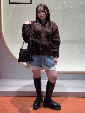 るーちゃんさん（レディース・153cm）の冬コーディネート