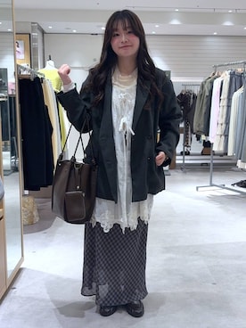 るーちゃんさん（レディース・153cm）の春コーディネート