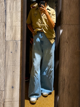 「MASONPRINCE（メイソンプリンス）のアイテム（パンツ）」を使った、服が友達さん（メンズ・169cm）の夏コーディネート