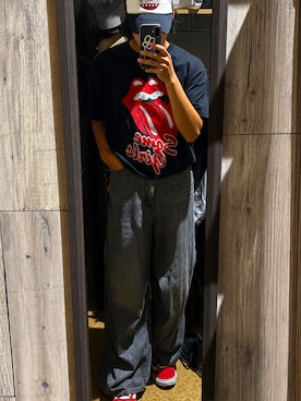 「EDWIN（エドウィン）のアイテム」を使った、服が友達さん（メンズ・169cm）の春コーディネート