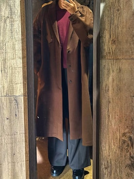 「kolor（カラー）のアイテム」を使った、服が友達さん（メンズ・169cm）の秋コーディネート