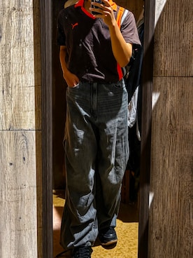 「EDWIN（エドウィン）のアイテム」を使った、服が友達さん（メンズ・169cm）の春コーディネート