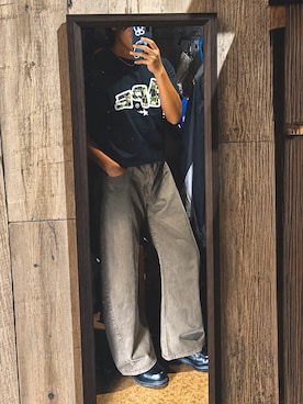 「A BATHING APE（アベイシングエイプ）のアイテム」を使った、服が友達さん（メンズ・169cm）の夏コーディネート