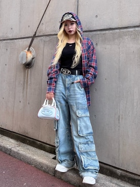 岡田友莉さん(レディース・155cm)の秋コーディネート