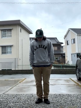 「アイテム（帽子）」を使った、rukaysさん（メンズ・178cm・40代）の秋コーディネート