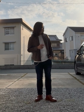 「アイテム（ジャケット/アウター）」を使った、rukaysさん（メンズ・178cm・30代）の秋コーディネート