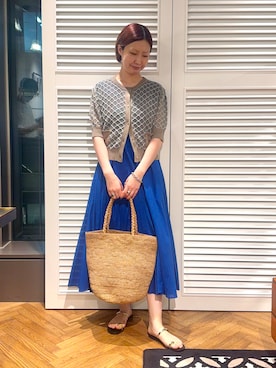 「MADE IN MADA（メイドインマダ）のアイテム」を使った、renaさん（レディース・165cm）の夏コーディネート