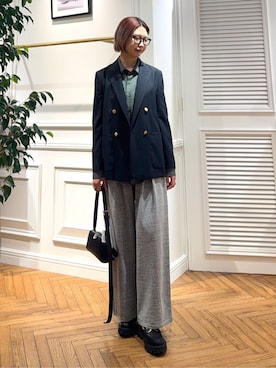 「ADD CULUMN（アドカラム）のアイテム」を使った、renaさん（レディース・165cm）の春コーディネート