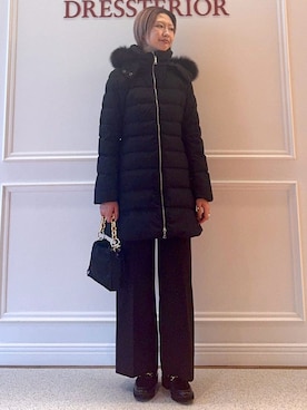 「Kassiopea（カシオペア）のアイテム」を使った、renaさん（レディース・165cm）の冬コーディネート