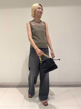 「Kassiopea（カシオペア）のアイテム」を使った、renaさん（レディース・165cm）の夏コーディネート