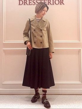 renaさん（レディース・165cm）の冬コーディネート