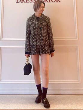 「Kassiopea（カシオペア）のアイテム」を使った、renaさん（レディース・165cm）の冬コーディネート