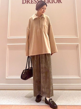 「PROVOKE （プロヴォーク）のアイテム」を使った、renaさん（レディース・165cm）の冬コーディネート