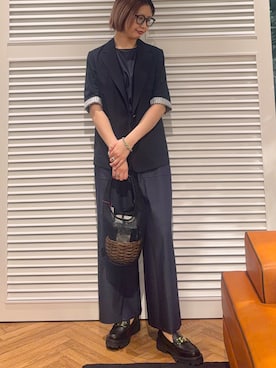 「DRESSTERIOR（ドレステリア）のアイテム」を使った、renaさん（レディース・165cm）の春コーディネート