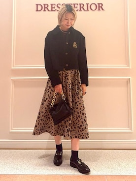 「Kassiopea（カシオペア）のアイテム」を使った、renaさん（レディース・165cm）の冬コーディネート