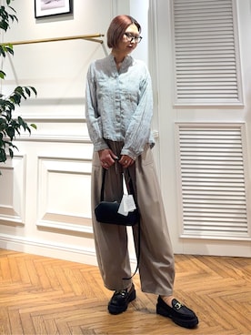 「ADD CULUMN（アドカラム）のアイテム」を使った、renaさん（レディース・165cm）の春コーディネート