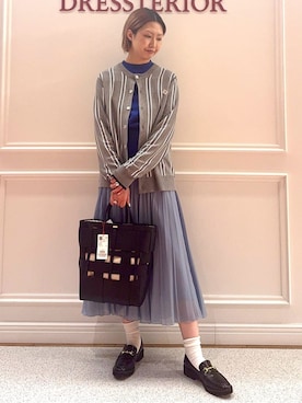 「DRESSTERIOR（ドレステリア）のアイテム」を使った、renaさん（レディース・165cm）の冬コーディネート