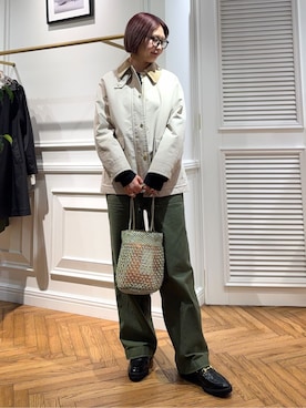 「NE QUITTEZ PAS!（ヌキテパ）のアイテム」を使った、renaさん（レディース・165cm）の春コーディネート