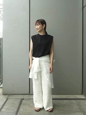 「HER.（ハー）のアイテム」を使った、herstaffさん（レディース・163cm）の夏コーディネート