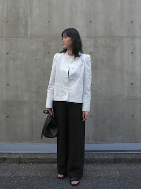 「HER.（ハー）のアイテム」を使った、herstaffさん（レディース・169cm）の春コーディネート