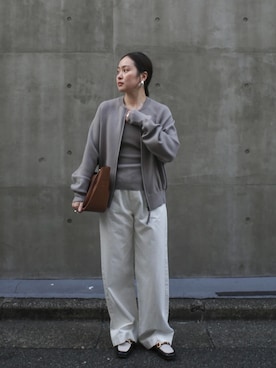 「HER.（ハー）のアイテム」を使った、herstaffさん（レディース・155cm）の春コーディネート