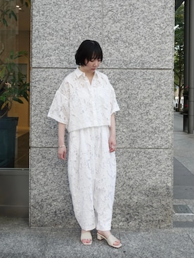「HER.（ハー）のアイテム」を使った、herstaffさん（レディース・164cm）の春コーディネート