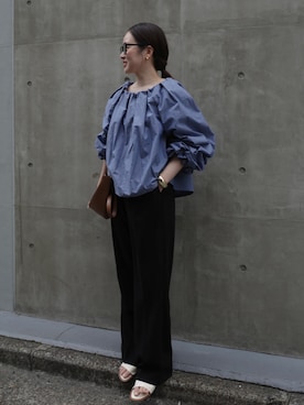 「HER.（ハー）のアイテム」を使った、herstaffさん（レディース・155cm）の春コーディネート