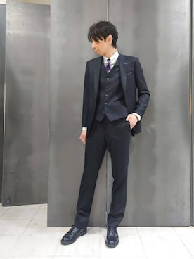 「TAKEO KIKUCHI（タケオキクチ）のアイテム」を使った、kawamuさん（メンズ・183cm）の春コーディネート