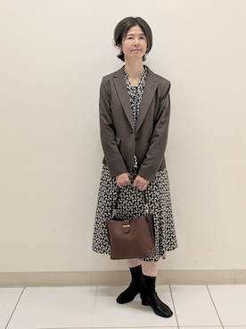 「Reflect（リフレクト）のアイテム（トップス）」を使った、RuRuさん（レディース・161cm）の秋コーディネート
