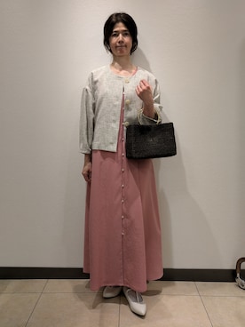 RuRuさん（レディース・161cm）の春コーディネート