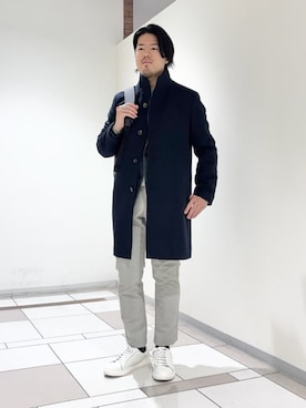 及川さん(メンズ・170cm)の冬コーディネート