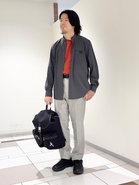 及川さん（メンズ・170cm）の秋コーディネート