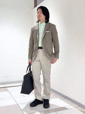 及川さん(メンズ・170cm)の春コーディネート