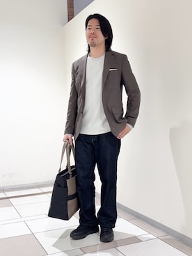 及川さん(メンズ・170cm)の春コーディネート