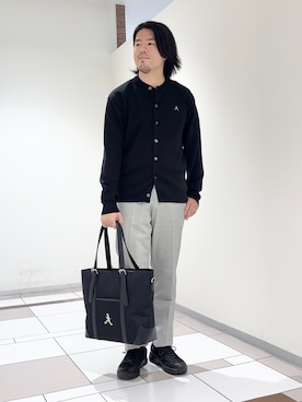 「TAKEO KIKUCHI（タケオキクチ）のアイテム」を使った、及川さん（メンズ・170cm）の秋コーディネート