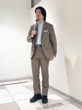 及川さん（メンズ・170cm）の冬コーディネート