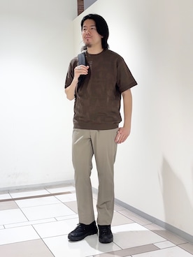 及川さん(メンズ・170cm)の春コーディネート