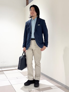及川さん(メンズ・170cm)の春コーディネート